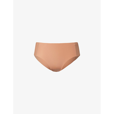 Sloggi Womens Nostalgic Brown Zero Feel 2.0 Stretch-jersey Hipster Briefs In Nostalgic Brown