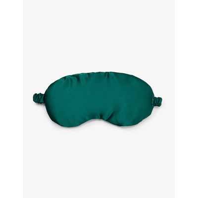 Shop Bluebella Women's Aventurine Green Saskia Stretch-satin Sleep Mask