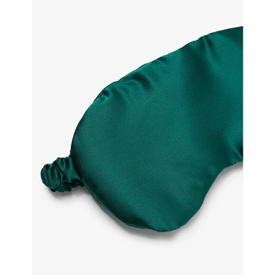 Shop Bluebella Women's Aventurine Green Saskia Stretch-satin Sleep Mask