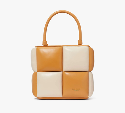 Shop Kate Spade Boxxy Colorblocked Tote In Bare