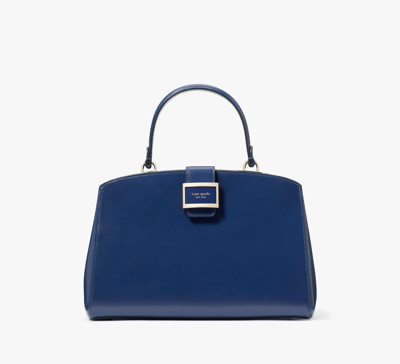 Shop Kate Spade Katy Shiny Satchel In Outer Space