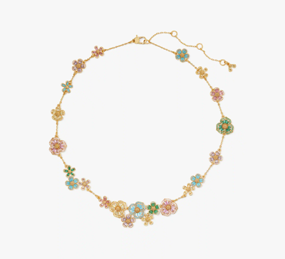 Shop Kate Spade Fleurette Statement Necklace In Multi