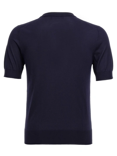 Shop Dolce & Gabbana Logo Sweater In Blue