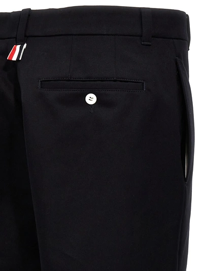 Shop Thom Browne 'unconstructed Combo' Pants In Blue