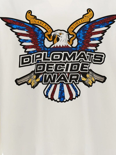 Shop Who Decides War 'diplomats Decide War' T-shirt In White