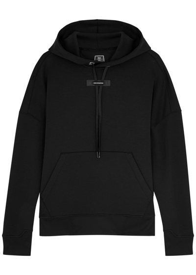 Shop On Running On Hooded Jersey Sweatshirt In Black