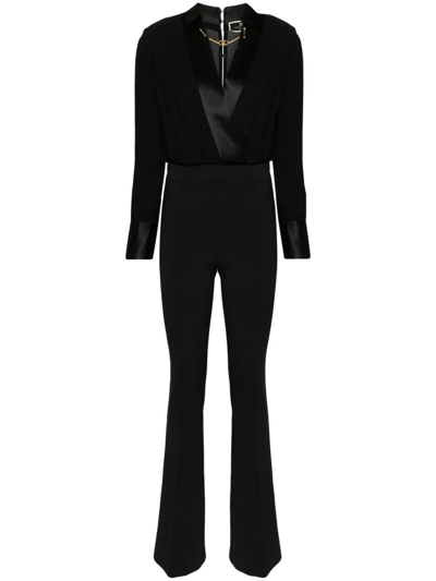 Shop Elisabetta Franchi Jumpsuit In Black  
