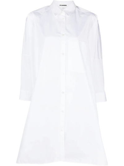 Shop Jil Sander `sunday` Shirt In White
