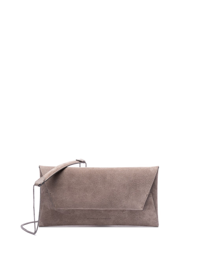 Shop Brunello Cucinelli Shoulder Bag In Brown