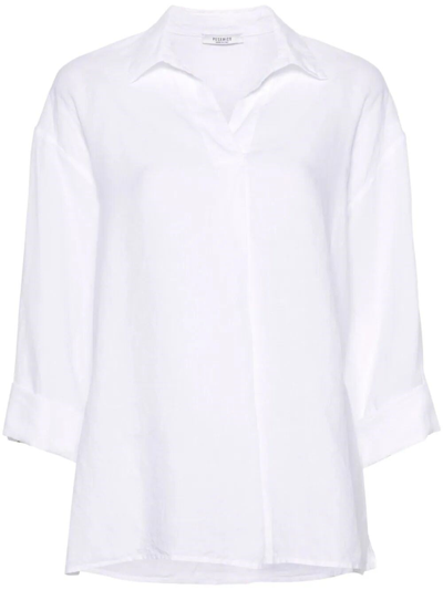 Shop Peserico Shirt In White