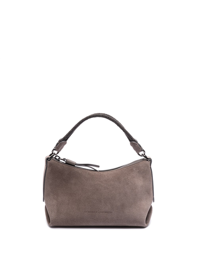 Shop Brunello Cucinelli Shoulder Bag In Brown