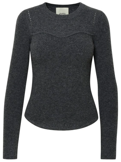Shop Isabel Marant Brumea' Sweater In Grey Cahmere Blend In Black
