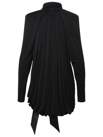 Shop Saint Laurent Black Viscose Dress