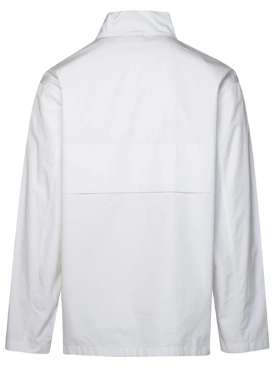 Shop Jil Sander White Cotton Jacket