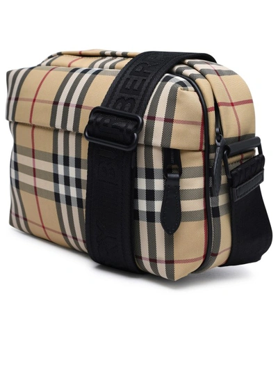 Shop Burberry Paddy Check Bum Bag In Green