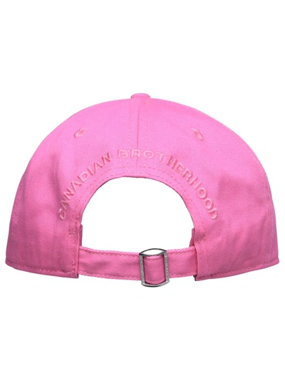 Shop Dsquared2 Pink Logo Cap