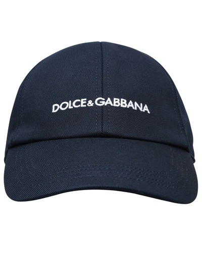 Shop Dolce & Gabbana Written Logo Cap In Black