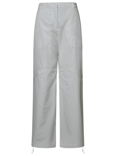 Shop Moncler White Nylon Pants