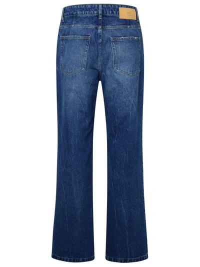 Shop Ami Alexandre Mattiussi Blue Cotton Jeans