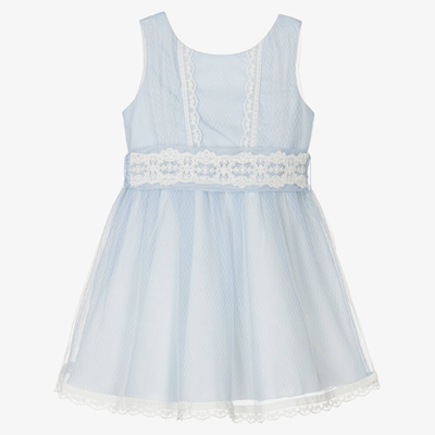 Shop Abel & Lula Girls Light Blue Tulle Dress