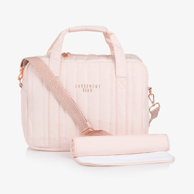 Shop Carrèment Beau Girls Pink Quilted Changing Bag (40cm)