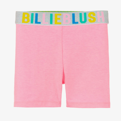 Shop Billieblush Girls Pink Jersey Cycling Shorts