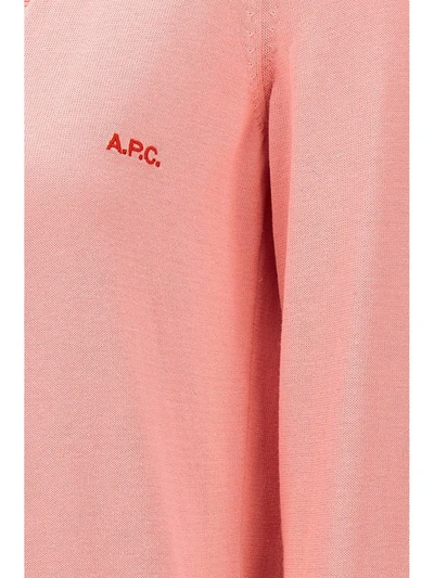 Shop Apc A.p.c. 'bella' Cardigan In Pink
