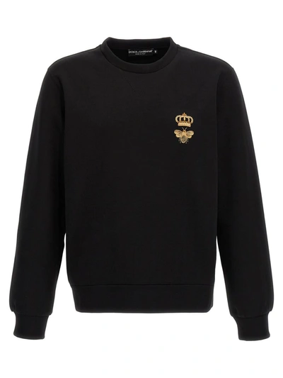 Shop Dolce & Gabbana 'essential' Sweatshirt In Black
