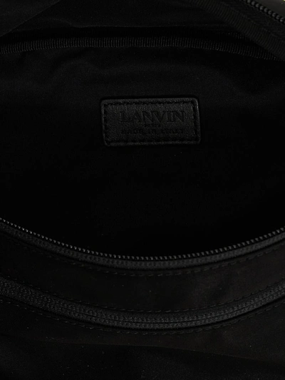Shop Lanvin 'curb' Fanny Pack In Black