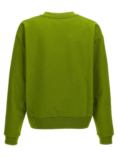 Shop Marni Print Sweatshirt In Green