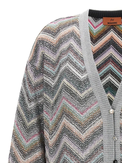 Shop Missoni Sequin Cardigan In Multicolor