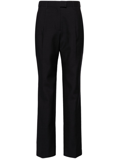 Shop Lvir High Waisted Tailored Trousers - Women's - Wool/silk/polyurethane In Black