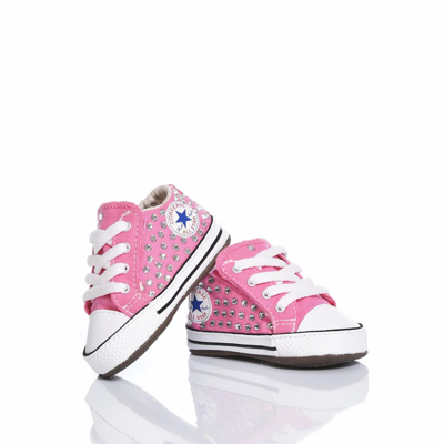 Shop Mimanera Converse Infant Swarovski Pink Customized