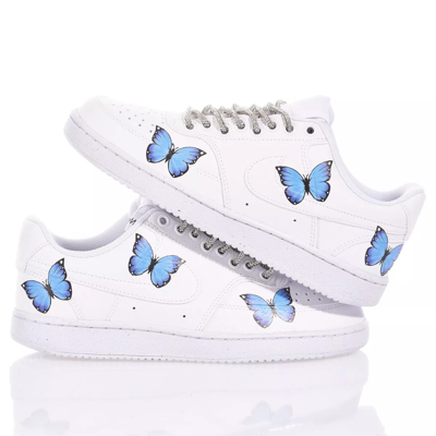 Shop Mimanera Nike Butterfly Blue Custom