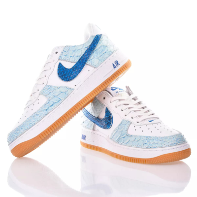 Shop Mimanera Nike Air Force 1 Celestial With Blue Swoosh
