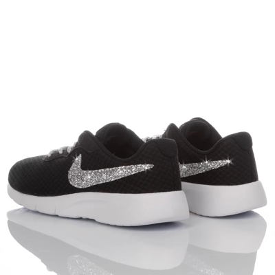 Shop Mimanera Nike Run Black Silver Customized