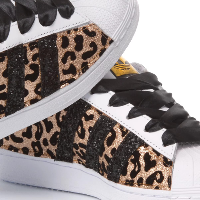 Shop Mimanera Adidas Superstar Leopard