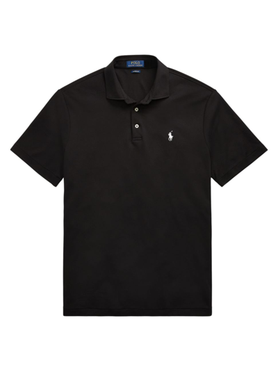 Shop Polo Ralph Lauren Men's Cotton Polo Shirt In Polo Black