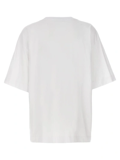 Shop Dries Van Noten 'hegels' T-shirt In White