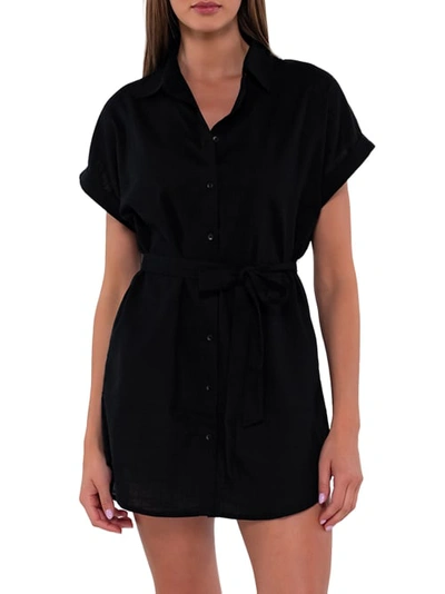 Shop Sunsets Lucia Cover-up Dress In Black