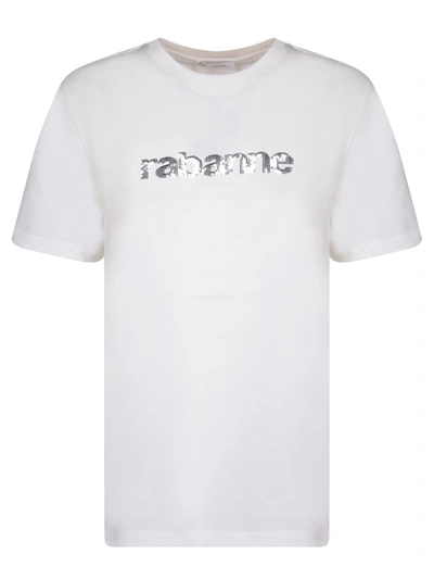 Shop Rabanne Paco  T-shirts In White