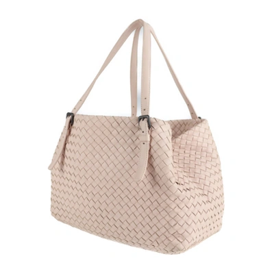 Shop Bottega Veneta Pink Leather Tote Bag ()