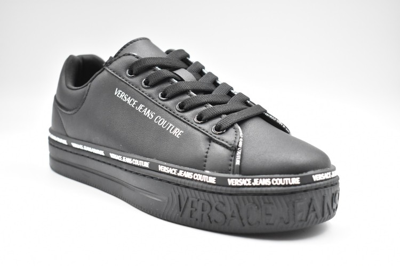 Shop Versace Flat Shoes Black