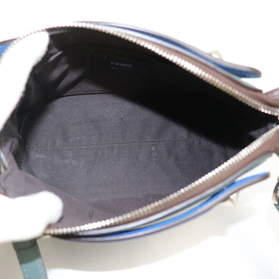 Shop Fendi By The Way Medium Green Leather Shoulder Bag ()