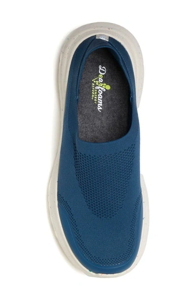 Dearfoams Men's Knox Clog With Collapsible Heel Slipper Shoes In Deep Oasis