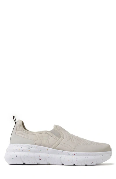 Shop Dearfoams Tahoe Stretch Sneaker In Bone