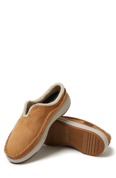 Dearfoams Elm Clog Slippers In Whiskey