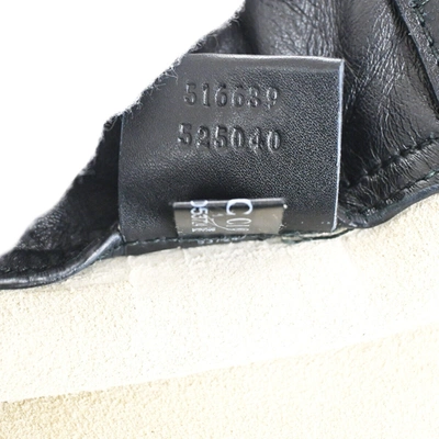 Shop Gucci Drawstring Beige Leather Backpack Bag ()