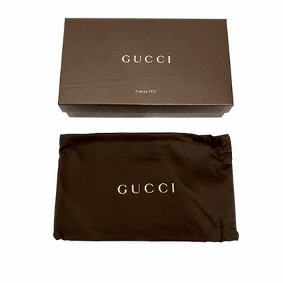 Shop Gucci Ssima Brown Patent Leather Wallet  ()