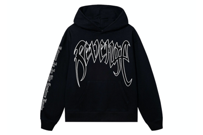 Pre-owned Revenge Xxxtentacion Kill Outline Hoodie Black/white | ModeSens